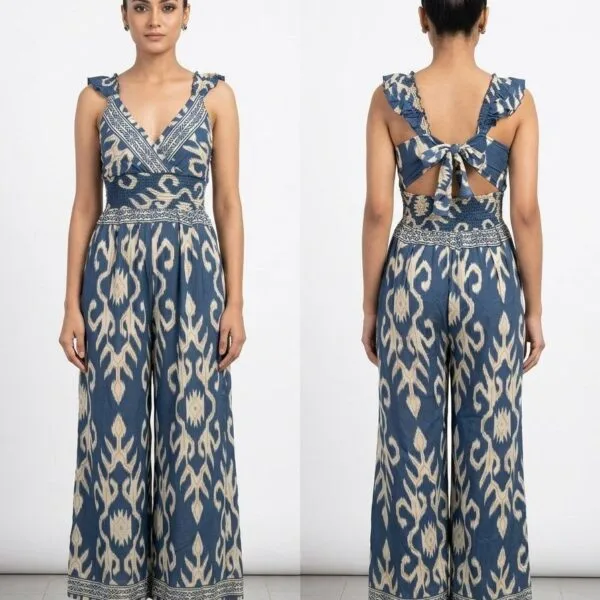 Tangier Spice Ruffle Strap Jumpsuit
