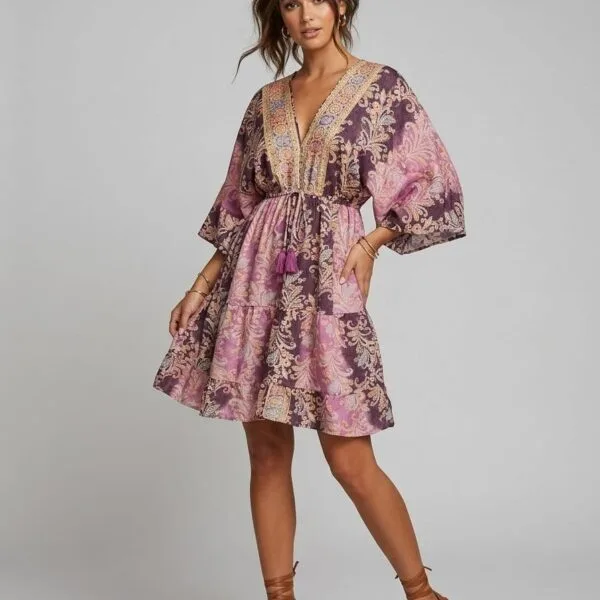 Antigua Breeze Kimono Mini Dress