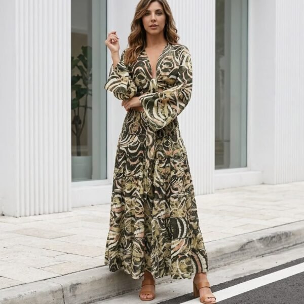 Grenada Spice Crop Top & Maxi Skirt Set