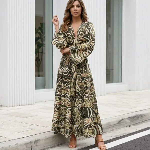 Grenada Spice Crop Top & Maxi Skirt Set